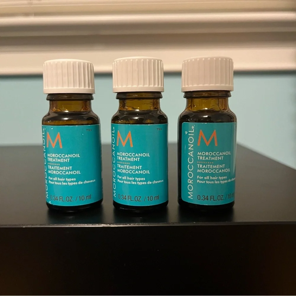 Moroccanoil Treatment Vegan & Cruelty-Free Hair Oil 3X 0.34 Fl Oz NWT